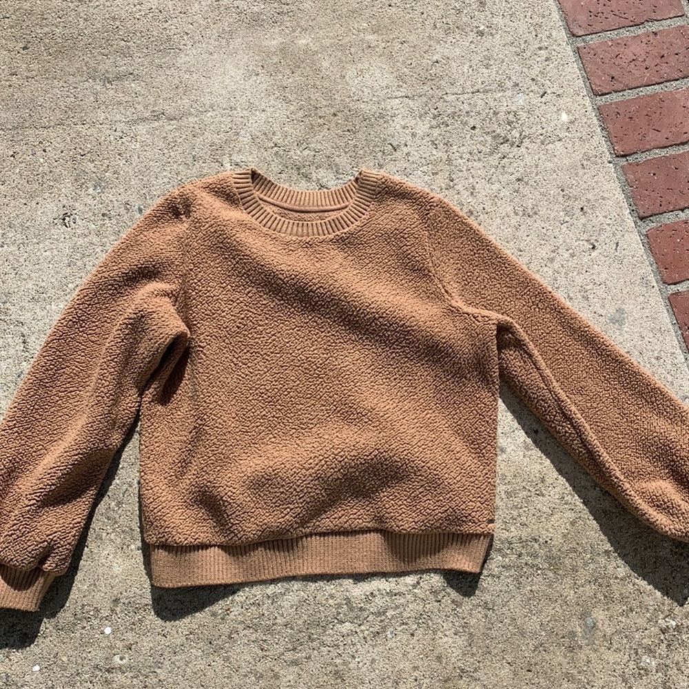 Abercrombie and fitch brown sweatshirt, size L